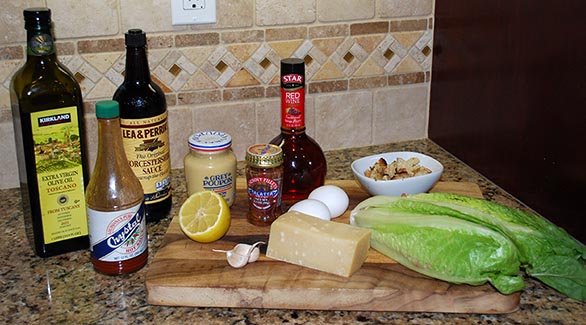 Caesar salad ingredients